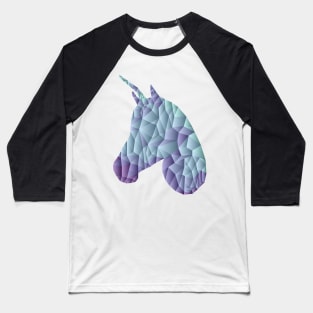 low poly unicorn Baseball T-Shirt